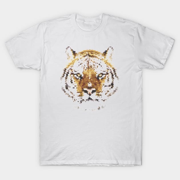 Geometric Animal Tiger T-Shirt by Rebus28